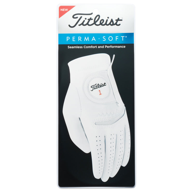 Load image into Gallery viewer, Titleist Perma Soft Golf Glove - White

