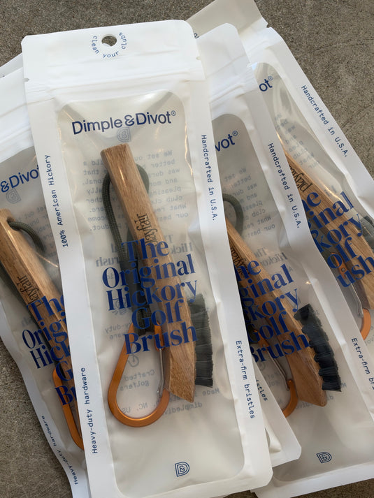 Dimple & Divot 2026 Lite Hickory Golf Brush – Playfair Edition