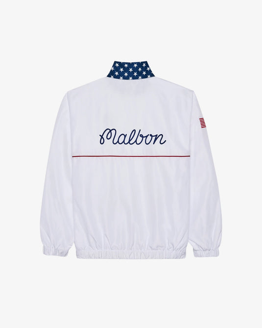 Malbon Eagle Buckets Nylon Quarter Zip Windbreaker | Playfair Golf Malbon Eagle Buckets Nylon Quarter Zip Windbreaker | Playfair Golf