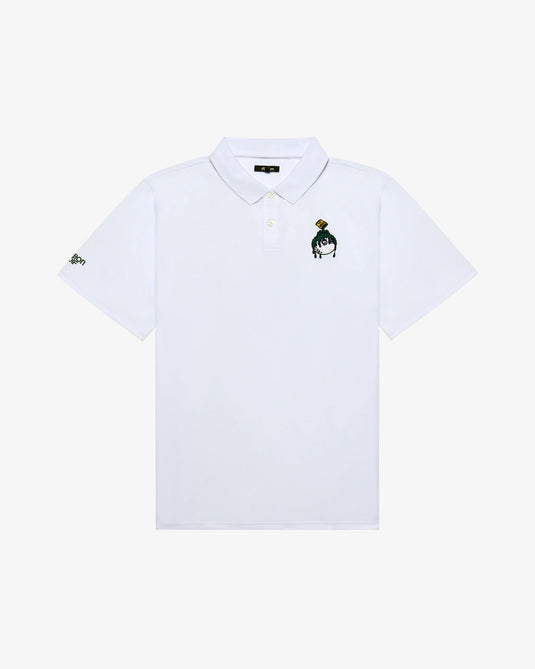 Malbon Swing Oil Performance Pique Polo
