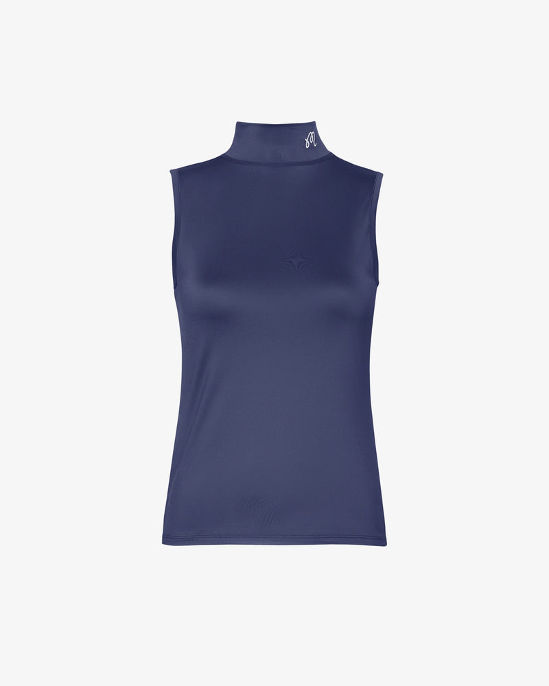 Load image into Gallery viewer, Malbon Women's Matchpoint Sleeveless Mockneck
