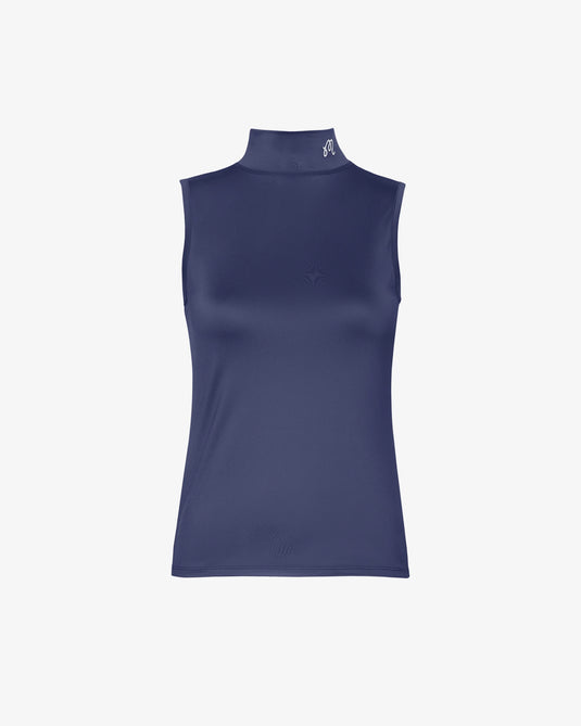Malbon Women's Matchpoint Sleeveless Mockneck