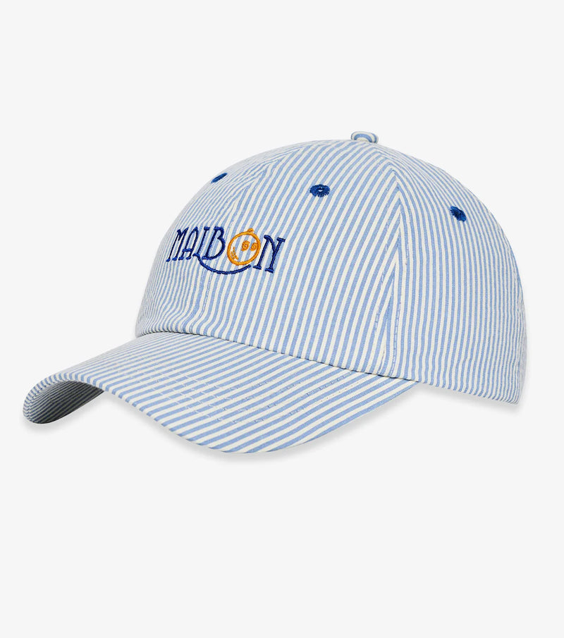 Load image into Gallery viewer, Malbon Grasse Seersucker Dad Hat
