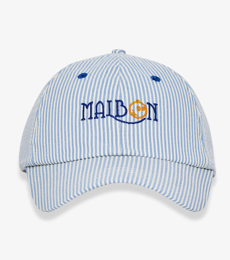 Load image into Gallery viewer, Malbon Grasse Seersucker Dad Hat
